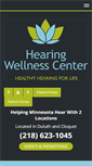 Mobile Screenshot of hearingwellnessctr.com
